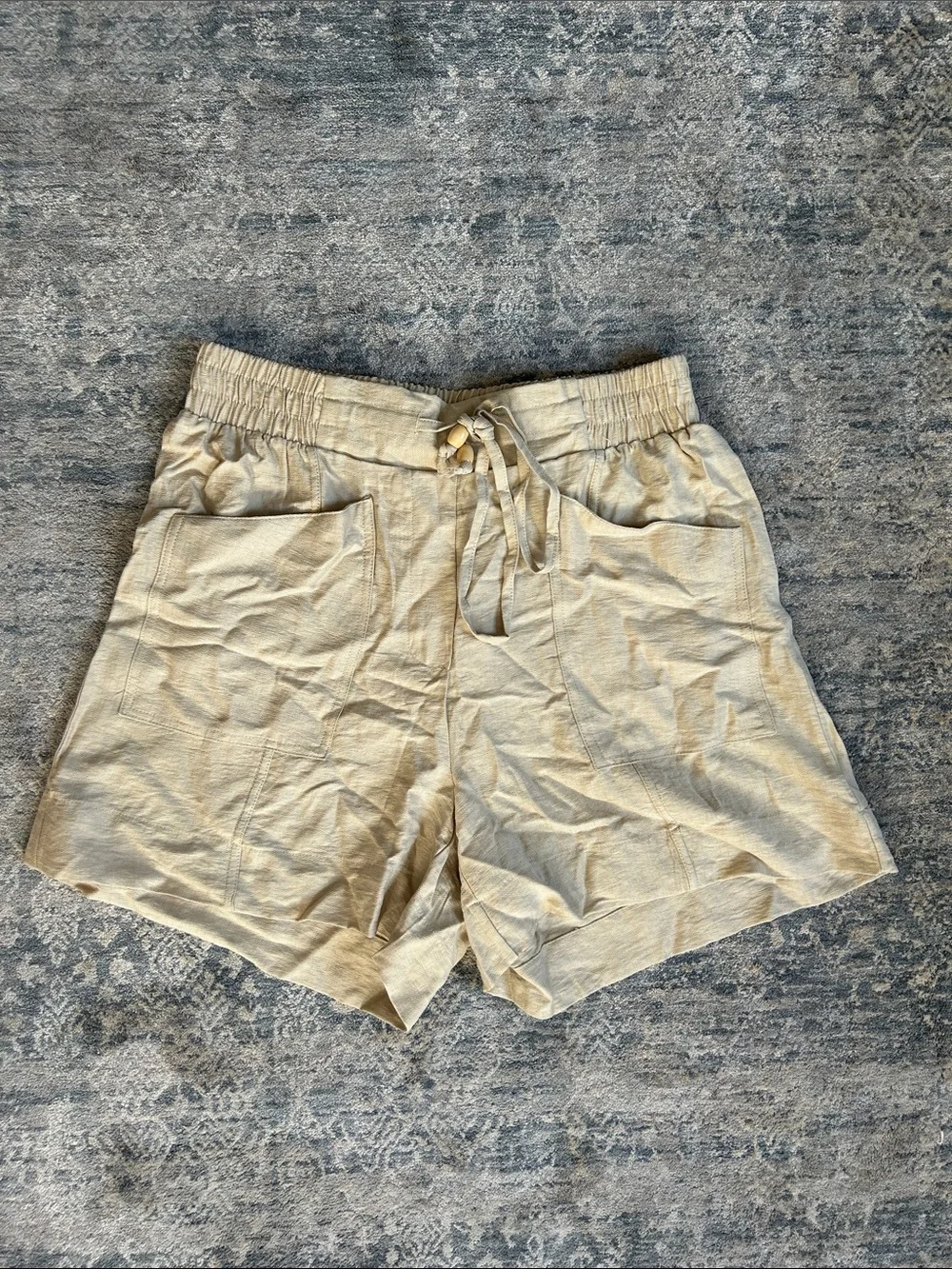 Runway Ready Tan Women's Drawstring Shorts